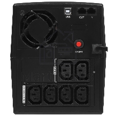 Источник бесперебойного питания CyberPower UT1500EIG/1500 ВА/900 Вт/USB/RJ-11/RJ-45/6xIEC 320 C13 (компьютерная)
