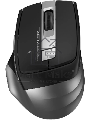Мышь беспроводная A4Tech Fstyler FG35S серый/черный, 2000 dpi, радиоканал, USB, кнопки - 5