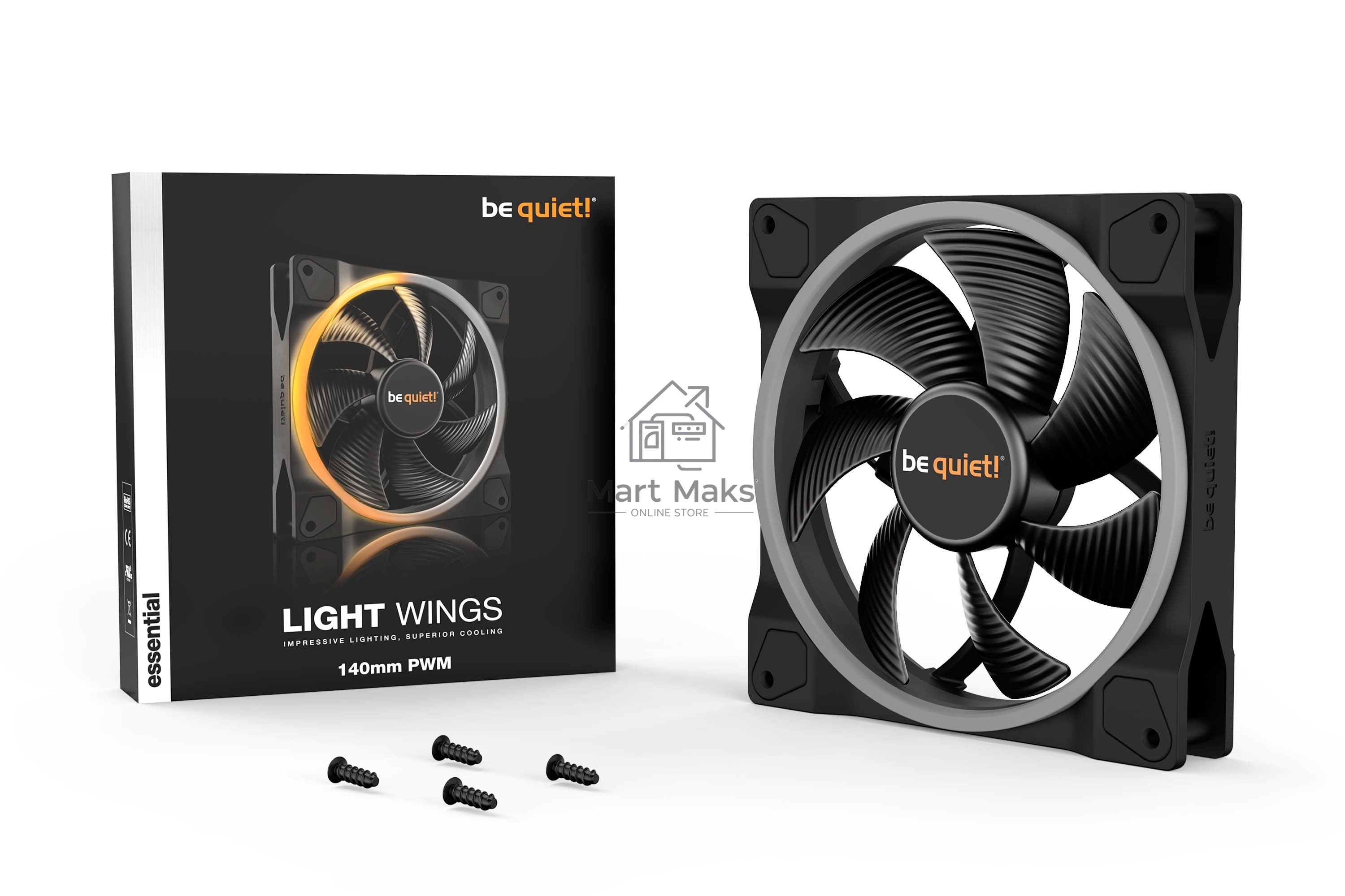 Вентилятор be quiet! Light Wings 140mm PWM / BL074