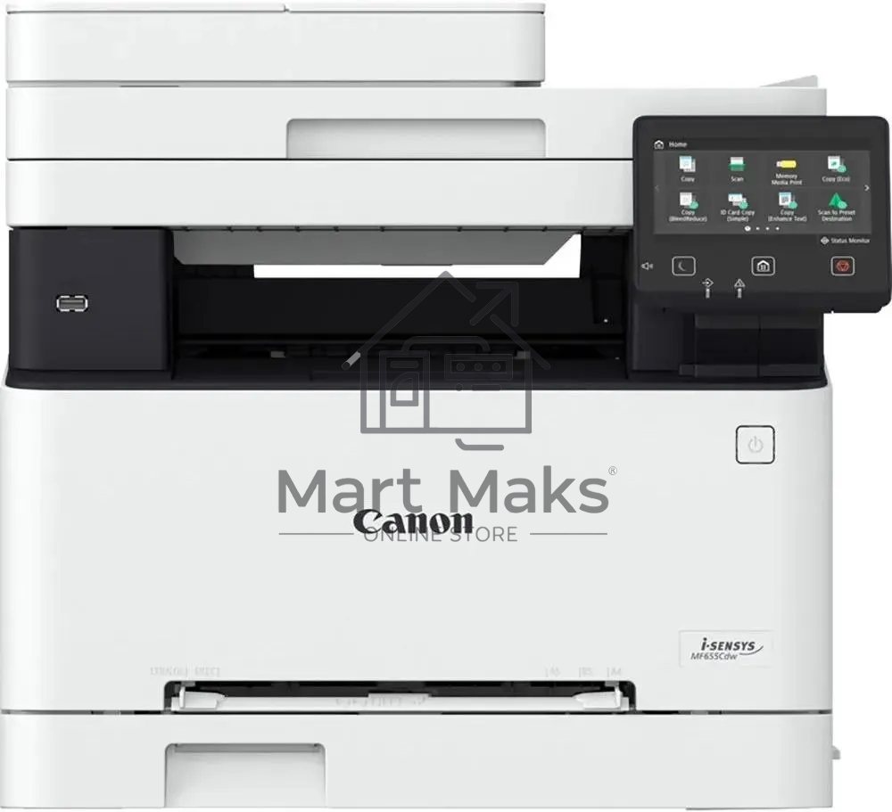 МФУ лазерный Canon i-SENSYS MF657Cdw (5158C001/5158C012), A4, цветное, печ. 21 стр/мин., скан. до 27 стр/мин (ч/б) 14 стр/мин (цвет), 1200 x 1200 dpi (принтер), 600 x 600 dpi (сканер), RJ45, USB, Wi-Fi