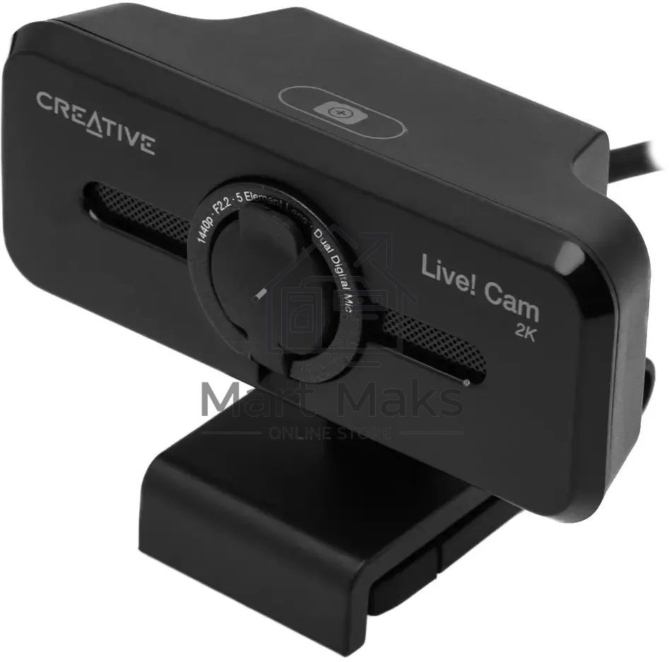Камера Web Creative Live! Cam SYNC V3 черный 5MP (1440p) USB2.0 с микрофоном (73VF090000000)