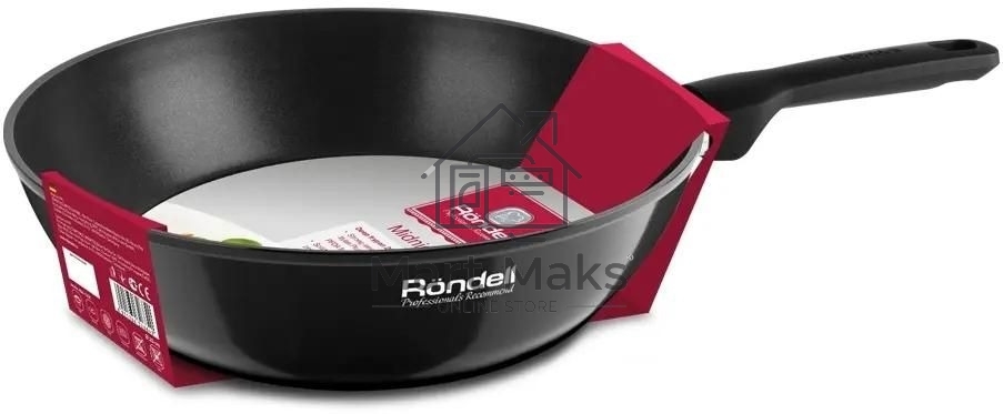 Сковорода Rondell Midnight RDA-1238, 26см, без крышки, черный