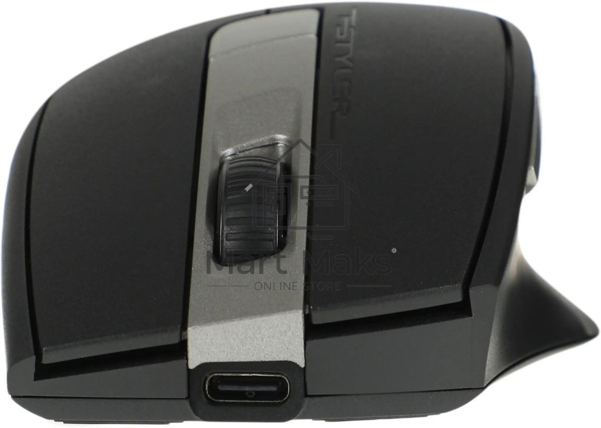 Мышь беспроводная A4Tech Fstyler FB35C серый/черный, 2000 dpi, радиоканал, Bluetooth, USB, кнопки - 6