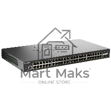 Коммутатор D-Link DGS-1210-52X/ME/C1A, 48×1 Гбит/с + 4×10 Гбит/с SFP+, управляемый