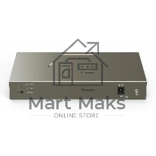 Коммутатор IP-COM F1110P-8-102W, 8×100 Мбит/с PoE + 2×1 Гбит/с, неуправляемый