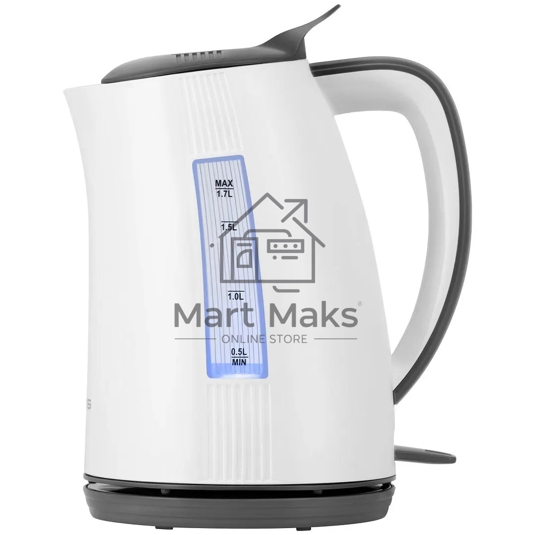 Чайник Polaris PWK1708C Water Way Pro, Белый/Серый
