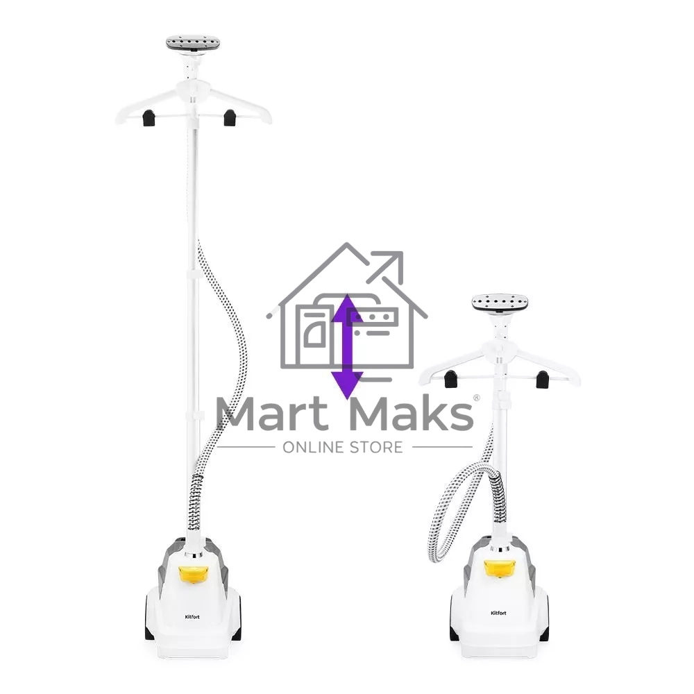 Отпариватель напольный Kitfort КТ-9155 2200Вт белый/черный