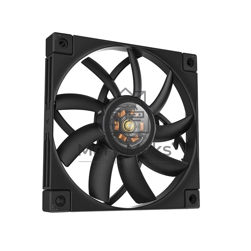 Вентилятор для корпуса DEEPCOOL FT12 SLIM черный, 120 мм, 1850 об/мин, 25.6 дБ, 4 pin