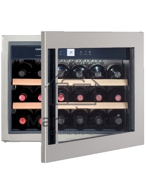 Встраиваемый винный шкаф Liebherr WKEes 553-26 001, нержавеющая сталь