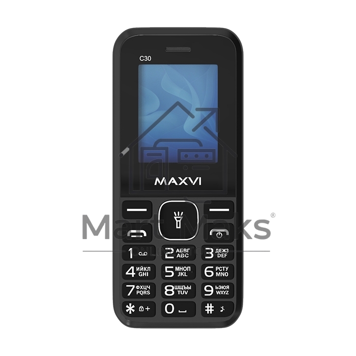 Мобильный телефон Maxvi C30 черный