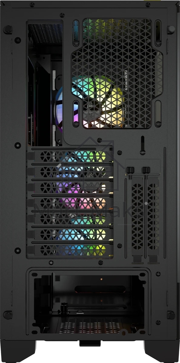 Компьютерный корпус Corsair iCUE 4000X RGB CC-9011204-WW Tempered Glass Mid-Tower, Black