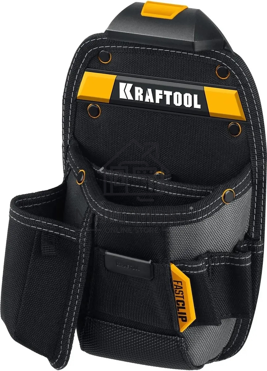 Набор KRAFTOOL KBS-3 в комплекте: пояс монтажника, большая сумка, малая сумка, пояс монтажника (38762)