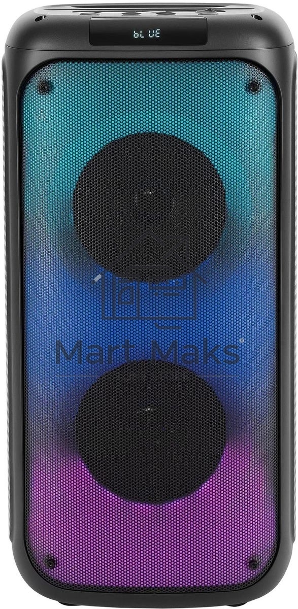 Минисистема Hyundai H-MC1231 черный 40Вт FM USB BT micro SD