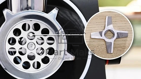 Мясорубка электрическая Bosch MFWS640B черный, 2100 Вт, 3.5 кг/мин, реверс, насадки - 9