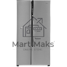 Холодильник Haier HRF-535DM7RU серебристый двухкамерный 337/167л морозилка сбоку, No Frost, Side by Side