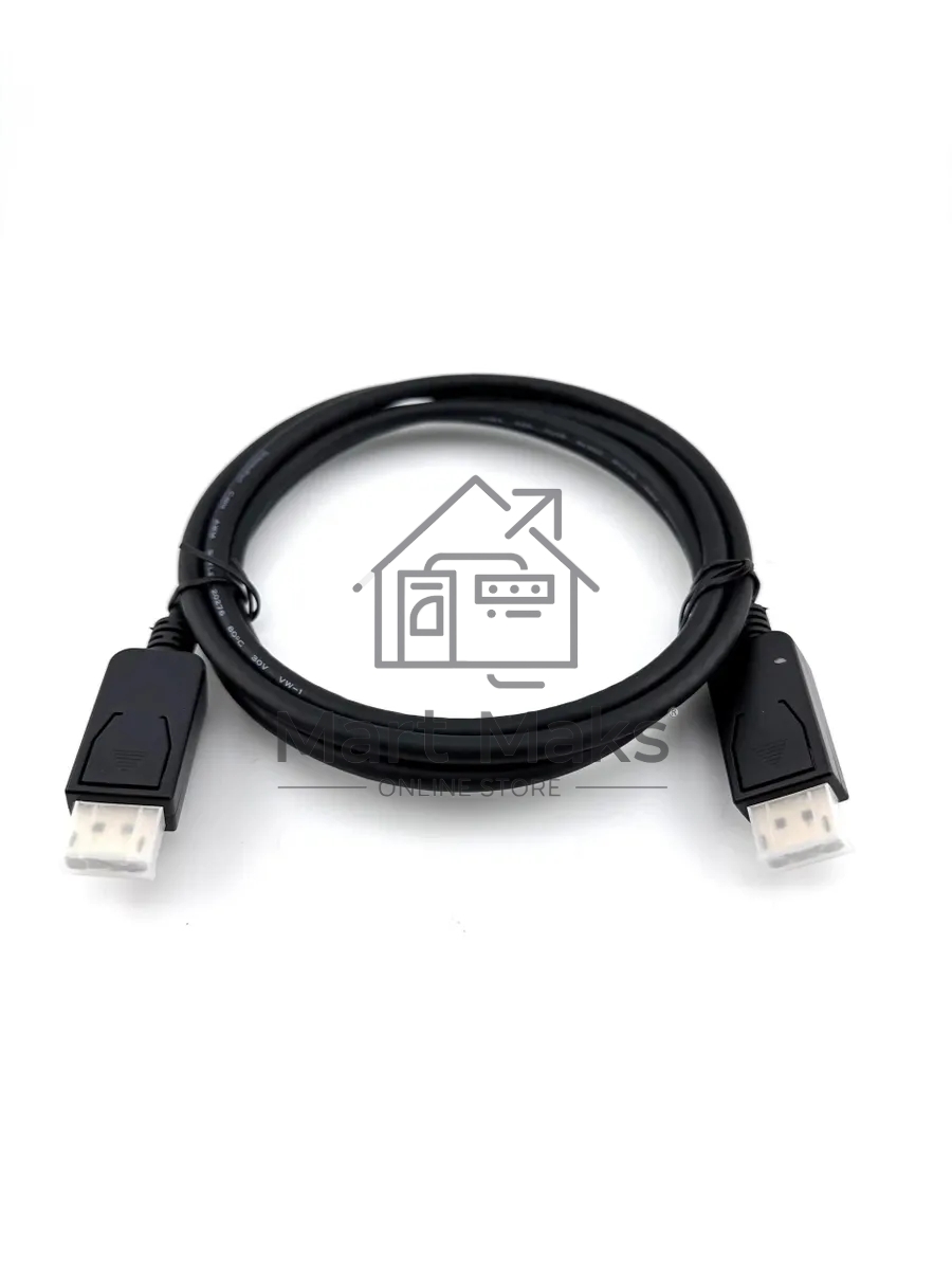 Кабель V1.2 ver1.2 DisplayPort (m) DisplayPort (m) 2м черный