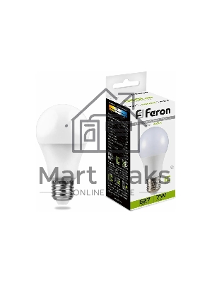 Лампа светодиодная Feron LB-91 7W 230V E27 4000K A60