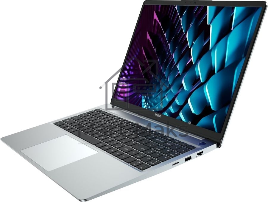 Ноутбук Tecno MegaBook K16SDA серебристый Ryzen 5 7430U 8Gb SSD512Gb AMD Radeon Graphics 16