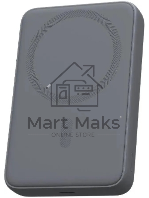 Портативный аккумулятор Aukey Magnetic 10000 Qi черный