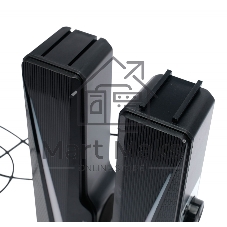 Акустическая система-трансформер 2.0 Gembird SPK-615, 10Вт, пластик, RGB подсветка, черный