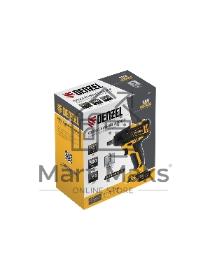 Гайковерт ударный аккумуляторный бесщет CIW-IB-300-0, Li-ion, 18В, 300НмDenzel