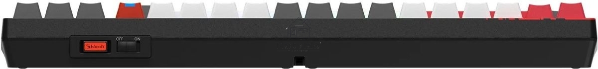Клавиатура A4Tech Bloody WS87 Naraka беспроводная USB, Bluetooth/Радиоканал черный/красный