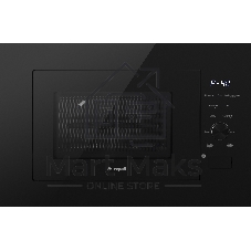 Встраиваемая микроволновая печь Weissgauff HMT-625 Grill черный, 25 л, 900 Вт, переключатели - сенсор, поворотный механизм
