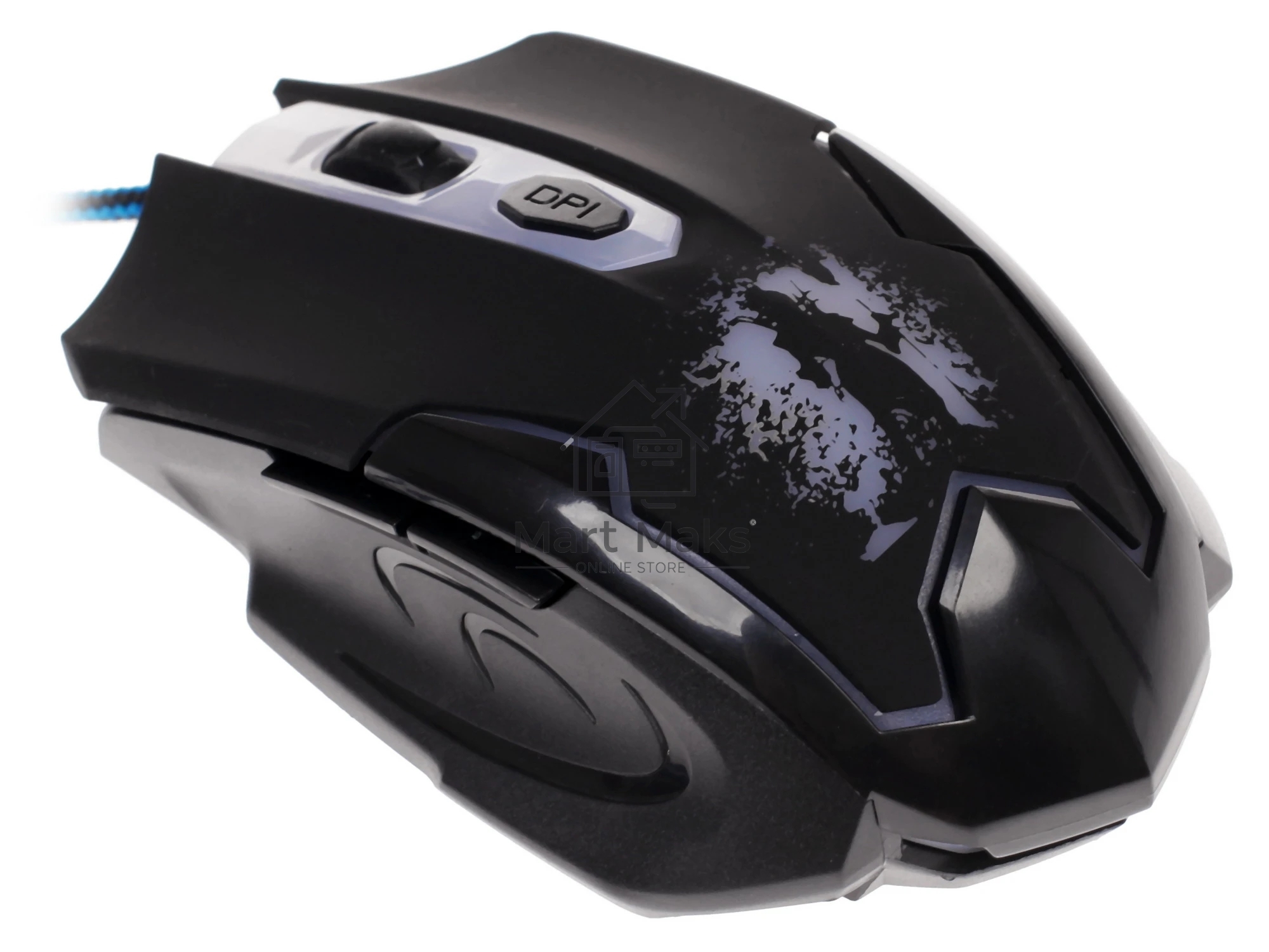 Комплект клавиатура+мышь Qumo Spirit of Wisdom проводной, USB, 2400 DPI, чёрный