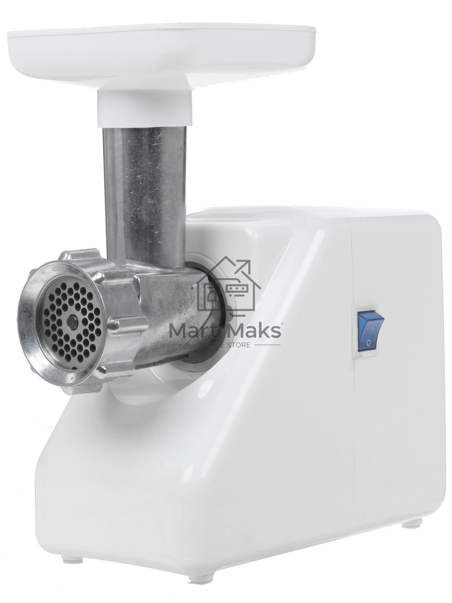 Мясорубка электрическая Ротор Макси ЭМШ 35/300-2 белый, 1500 Вт, 0.6 кг/мин, насадки - 2