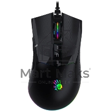 Мышь проводная A4Tech Bloody W90 Pro черный, 16000 dpi, USB, кнопки - 10