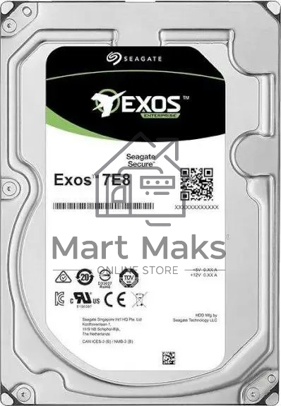 Жесткий диск HDD Seagate Exos 7E8 8Tb 7200rpm SAS 256Mb 3.5