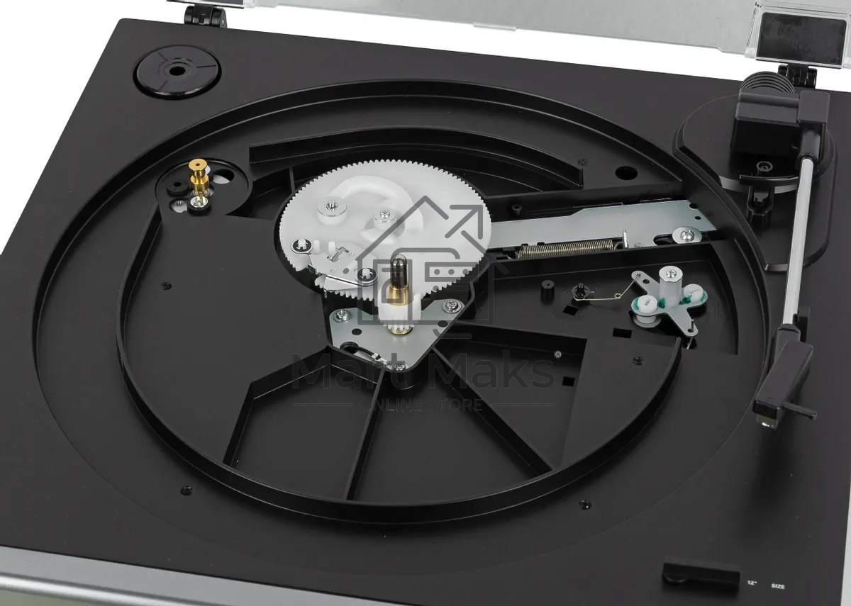 Проигрыватель винила Audio-Technica AT-LP60XUSB полностью автоматический серебристый