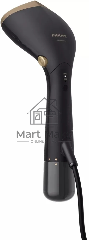 Отпариватель Philips STH7060/80 черный, 1500 Вт, подача пара до 28 г/мин, бак 200 мл, горизонтальное отпаривание