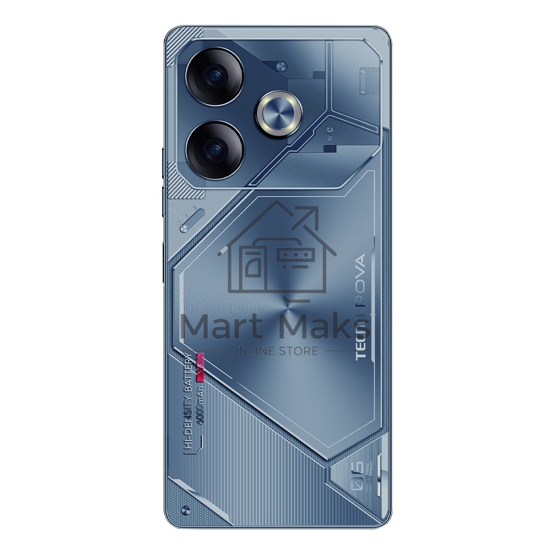 Смартфон Tecno POVA 6 LI7, 8/256Gb, синий