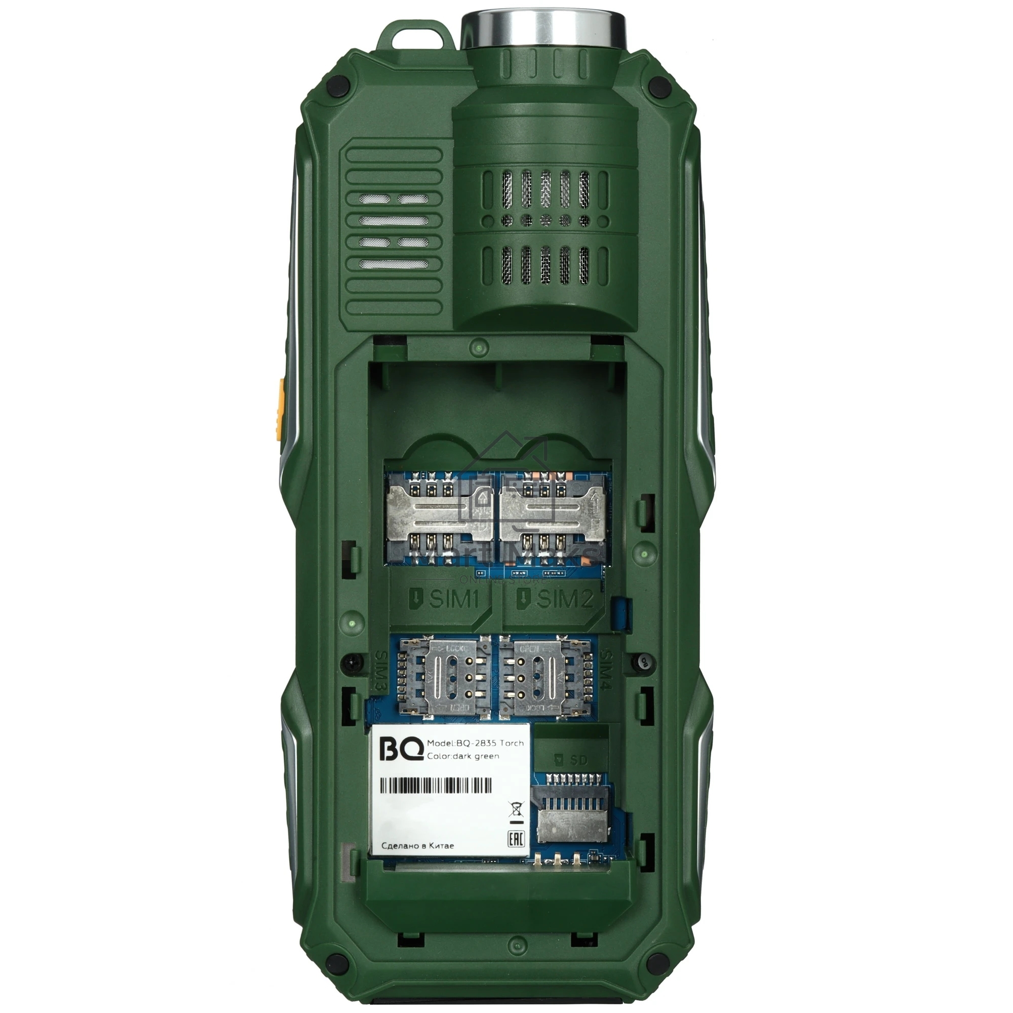 Мобильный телефон BQ 2835 Torch темно-зеленый