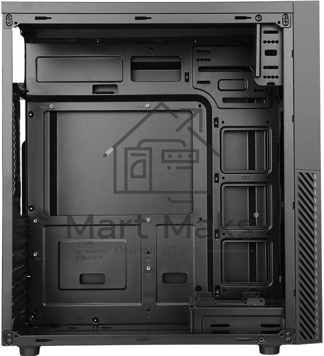 Компьютерный корпус Accord K-16 черный без БП ATX 6x120mm 2xUSB2.0 1xUSB3.0 audio