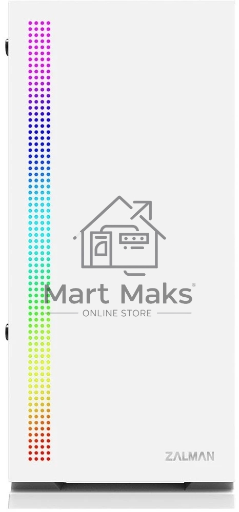 Компьютерный корпус ZALMAN S5, ATX, WHITE, WINDOW, 2xCOMBO (3.5