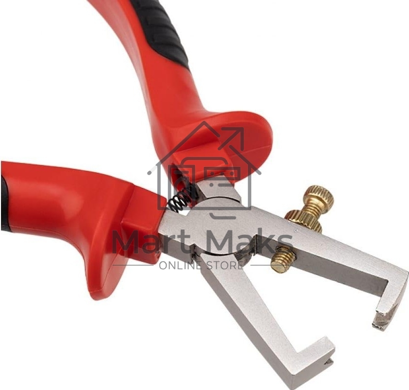 Плоскогубцы для зачистки проводов Rexant 12-4646 160 мм, никелированные, двухкомпонентные рукоятки