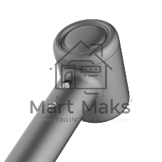 Фен Deerma DEM-CF51W темно-серый, 1400 Вт, компактный, ионизация