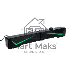 Акустическая система-трансформер 2.0 Gembird SPK-615, 10Вт, пластик, RGB подсветка, черный
