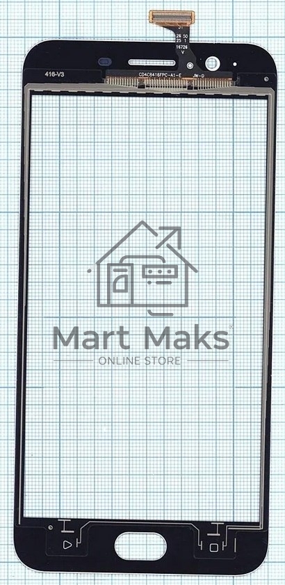 Сенсорное стекло (тачскрин) для OPPO F1s A59 A1601, белое