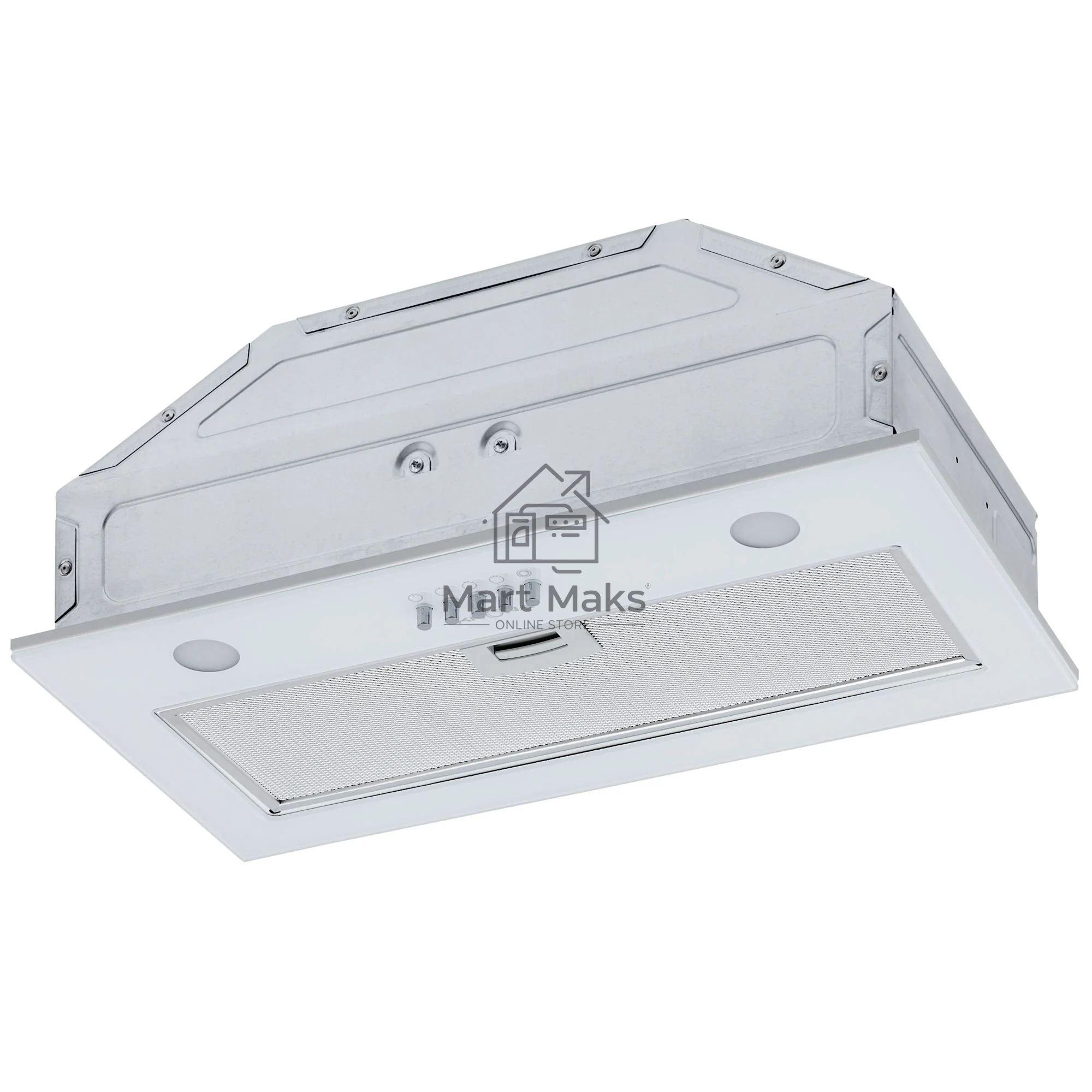 Вытяжка кухонная Krona KATE 600 GLASS WHITE PB K