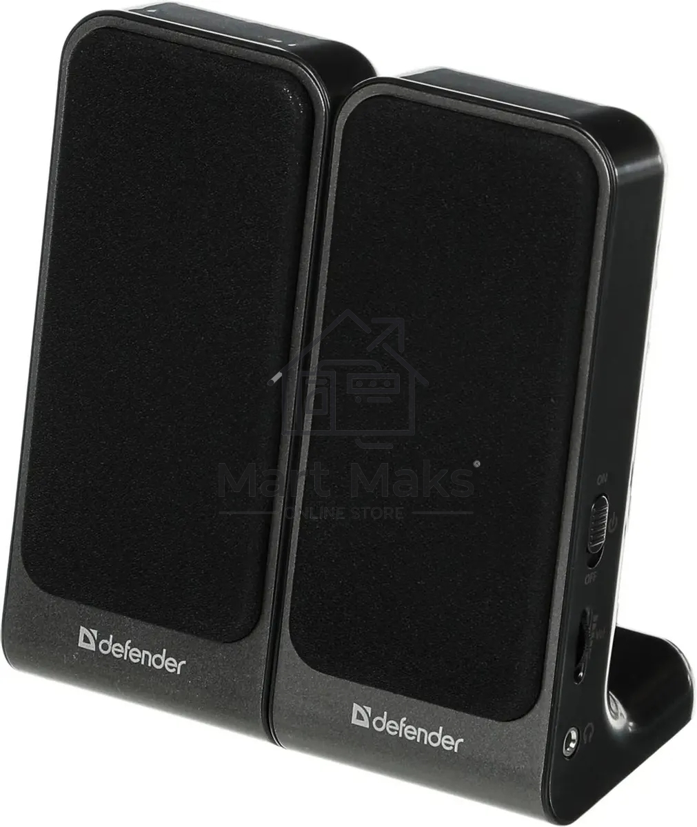 Колонки Defender SPK 220/225 2.0, 2 х 2W, USB пит, разъем для наушников