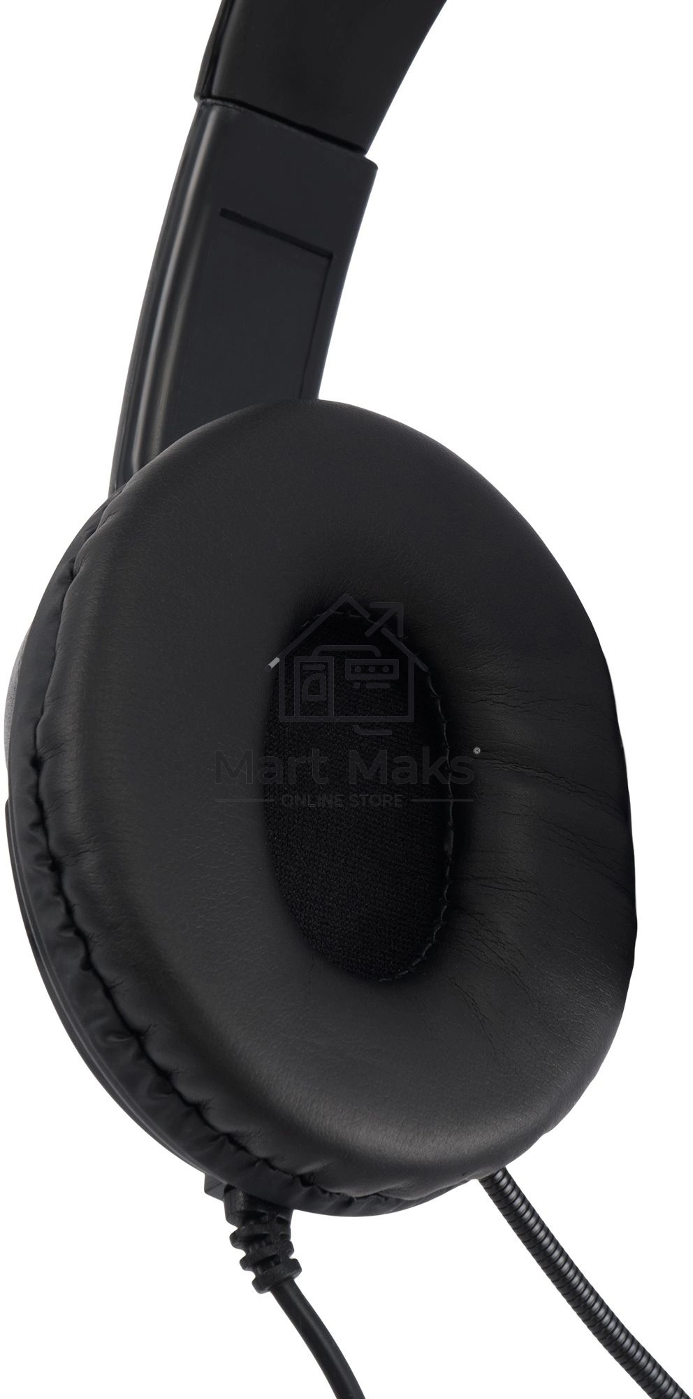 Наушники с микрофоном Oklick HS-M400 черный 1.8м накладные оголовье