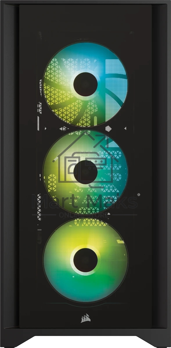 Компьютерный корпус Corsair iCUE 4000X RGB CC-9011204-WW Tempered Glass Mid-Tower, Black