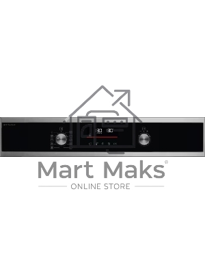 Электрический духовой шкаф Electrolux с конвекцией, приготовление на пару, объем 72 л, 10 режимов, автопрограммы, очистка пиролитическая, 3 стекла в дверце, направляющие проволочные + телескопические (1 уровень)