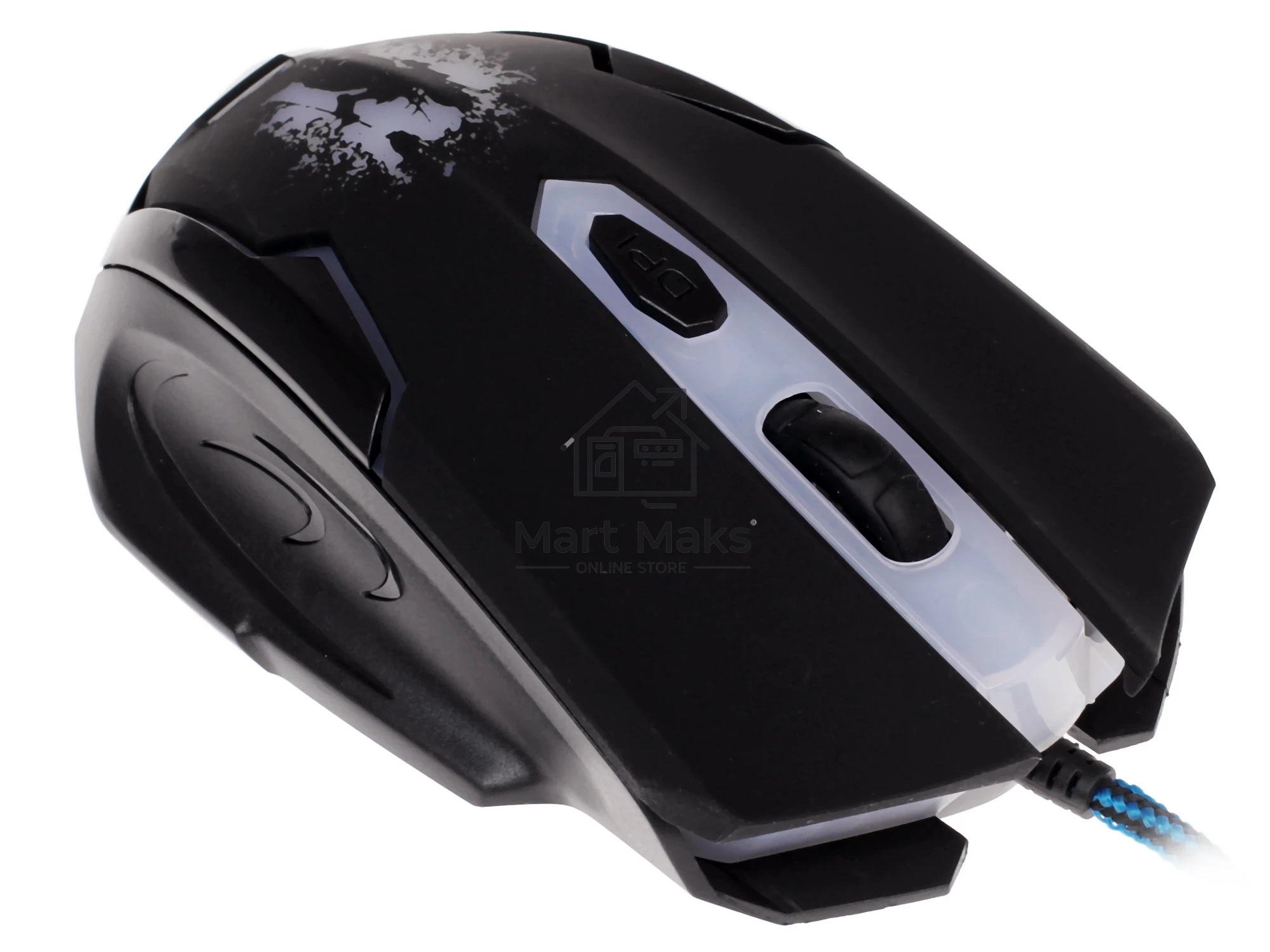 Комплект клавиатура+мышь Qumo Spirit of Wisdom проводной, USB, 2400 DPI, чёрный