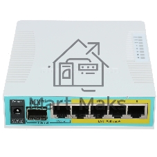 Маршрутизатор MikroTik RB960PGS hEX PoE, 5×1 Гбит/с + 1×1 Гбит/с SFP, управляемый