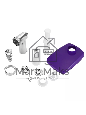 Мясорубка Kitfort КТ-2112-1 1300 Вт, белый/синий