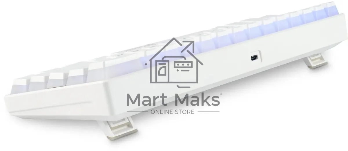 Клавиатура Oklick K763W (1920562) беспроводная, USB, Bluetooth/Радиоканал, белый
